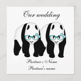 Gay, la invitación a la boda de Panda