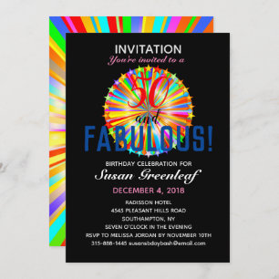Gay LGBTQ Cualquier edad Fabulosa Invitación de cu