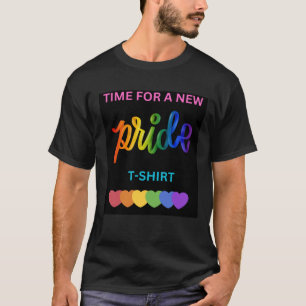 Gay lgbtq tiempo para una nueva camiseta de orgull