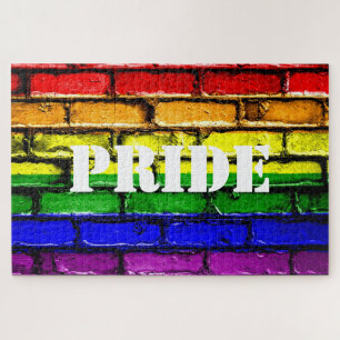 Gay ORIDE Rainbow Brick PUZZLE