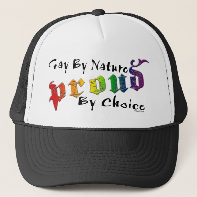 Gay por el gorra de la naturaleza (Anverso)