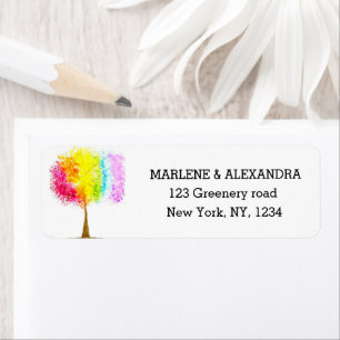 Gay Rainbow LGBT Lesbianas Orgullo Etiquetas de co