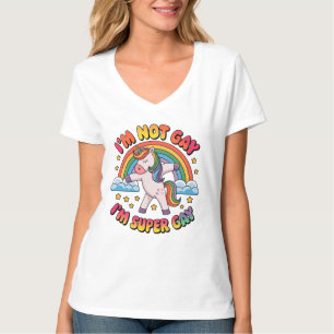 Gay soy super gay sublimación-60681 camiseta tri-m