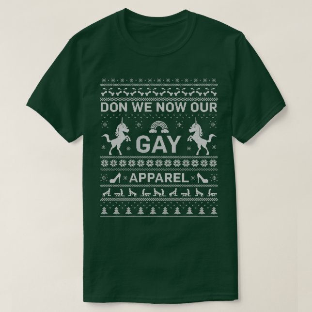 GAY UGLY NAVIDADES SWEATER (Diseño del anverso)