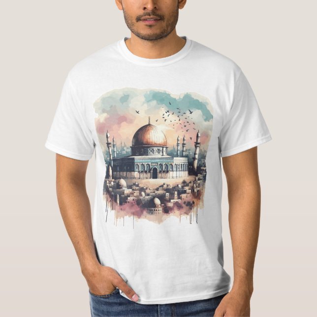 Gaza Palestina salva camiseta de la mezquita Al Aq (Anverso)