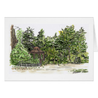 Gazebo en las tarjetas de la península de Long Bea