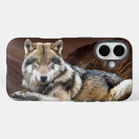 Gazing Wolf Apple iPhone 16 Funda