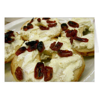 Gbagel tostado con queso de cabra