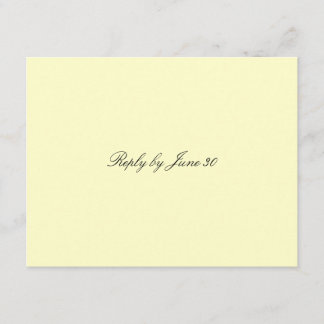 GC | Plain Cream RSVP