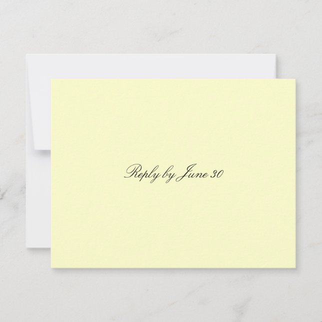 GC | Plain Cream RSVP (Anverso)
