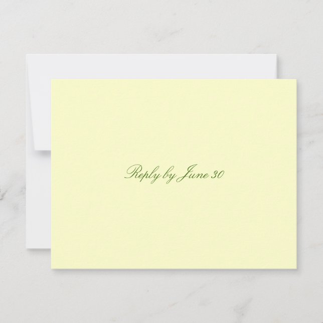 GC | Plain Cream RSVP (Anverso)