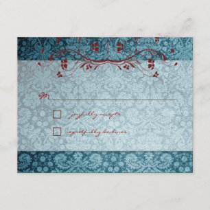GC   RSVP de color turquesa y rojo