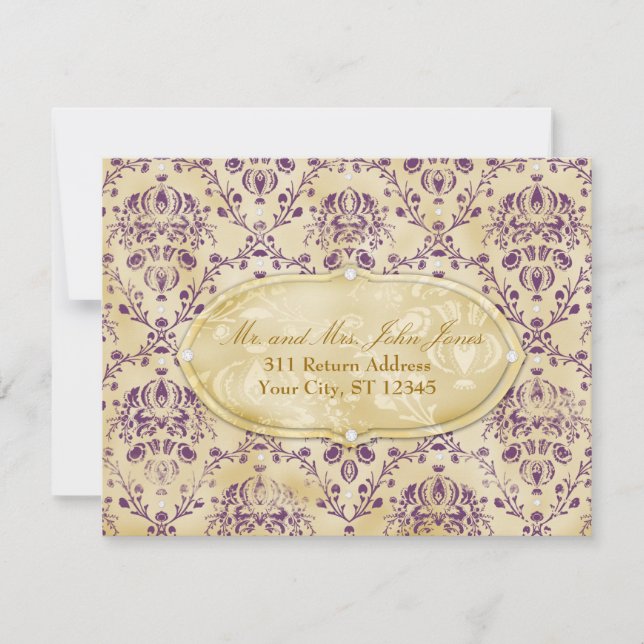 GC | Sweet Cookie RSVP | Raisin Postcard Style (Anverso)