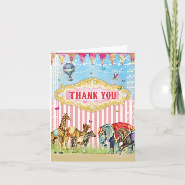 GC VINTAGE CIRCUS GRACIAS TARJETA (Anverso)