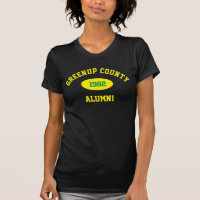 GCHS 82 ex alumnas de T-Shirt camiseta negra para 