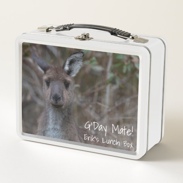 ¡G'Day Mate! Australia Cute Kangaroo personalizada (Anverso)