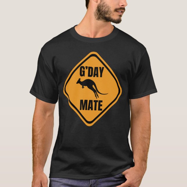 G'Day Mate - Camiseta canguro australiana (Anverso)