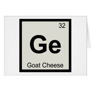 Ge - Química del Queso de Cabra Símbolo de la Tabl