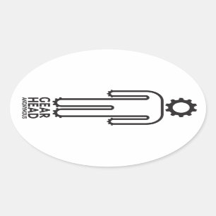 Gear Head Anonymous Pegatina