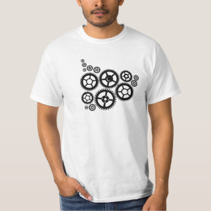 Gearpunk - una camisa del engranaje del steampunk