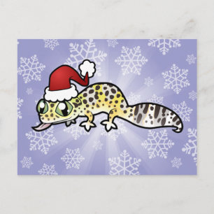 Gecko del leopardo del navidad