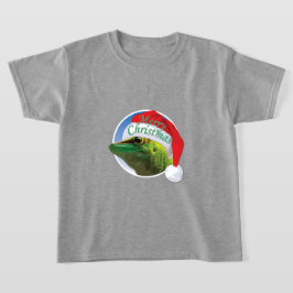 Gecko navidades - Camiseta básica para niños