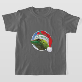 Gecko navidades - Camiseta básica para niños