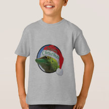 Gecko navidades - Camiseta básica para niños