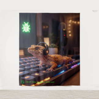 GeckoDev // Programador Cyberpunk Tapiz Inmersivo