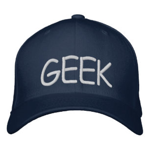 Geek Embroidered Gorra