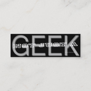 Geek - Tarjeta personal de medios sociales