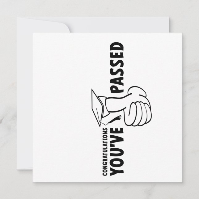 Gefeliciteerd, je bent geslaagd, diploma (Anverso)