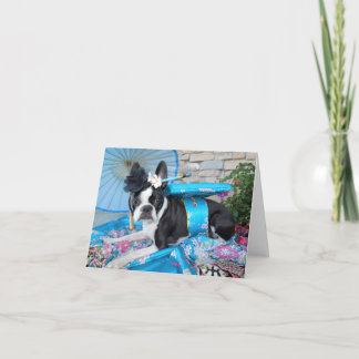 Geisha Lola B. Boston - TARJETA EN BLANCO