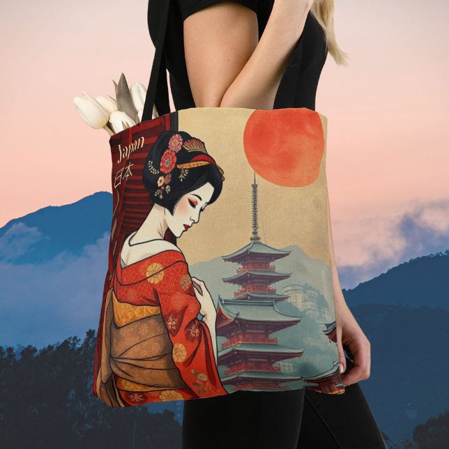 Geisha maiko japonés bolsa de tocador (Subido por el creador)
