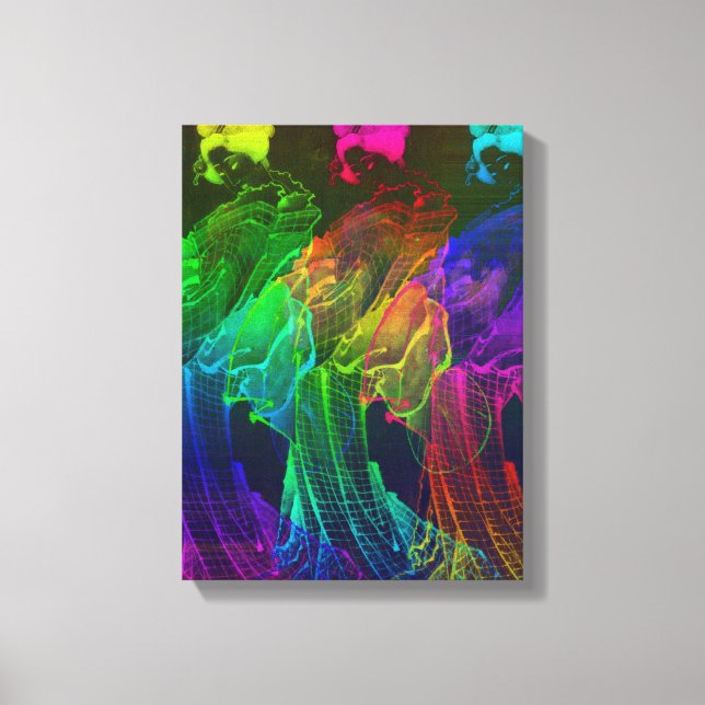 Geisha Resumen arte en el muro de Japón (Anverso)