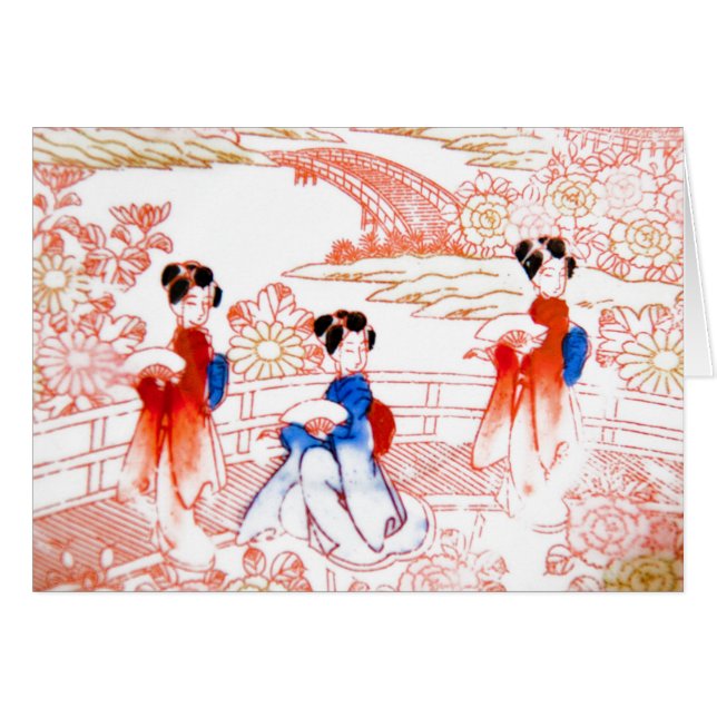 Geishas en jardín (Anverso (Horizontal))