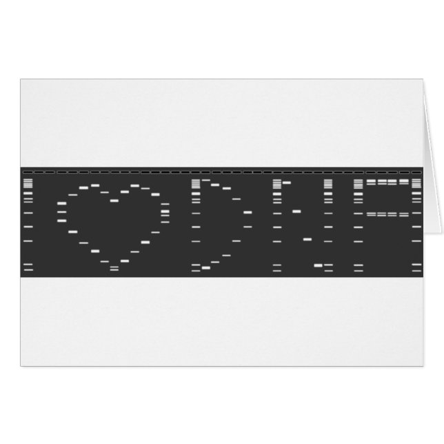 Gel de la DNA del corazón I (Anverso (Horizontal))