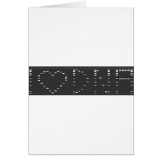 Gel de la DNA del corazón I