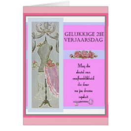 Gelukkige 21e Verjaarsdag