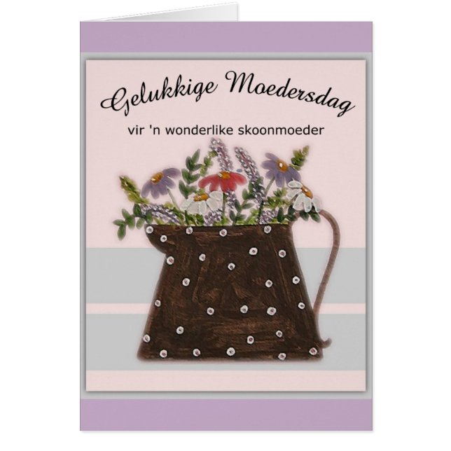 Gelukkige Moedersdag vir mi skoonmoeder (Frente)