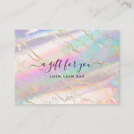 Gema óptico iridiscente holográfica | Certificado 