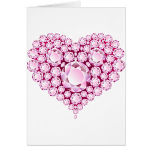 Gemas cardíacas de cuarzo Rosa