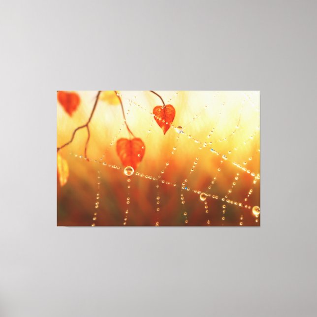 Gemas de una impresión de lona de otoño (Anverso)