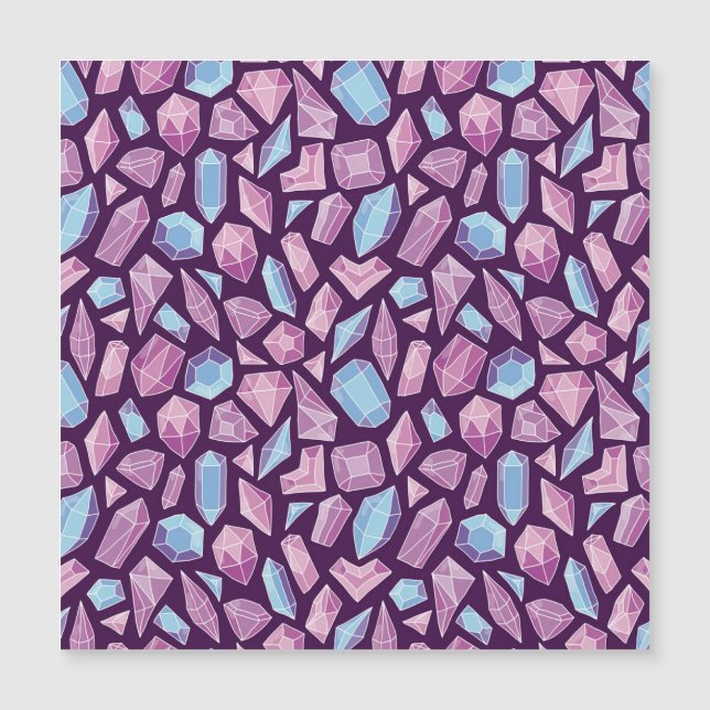 Gemas Doodle, fondo vintage sin costuras. (Anverso)