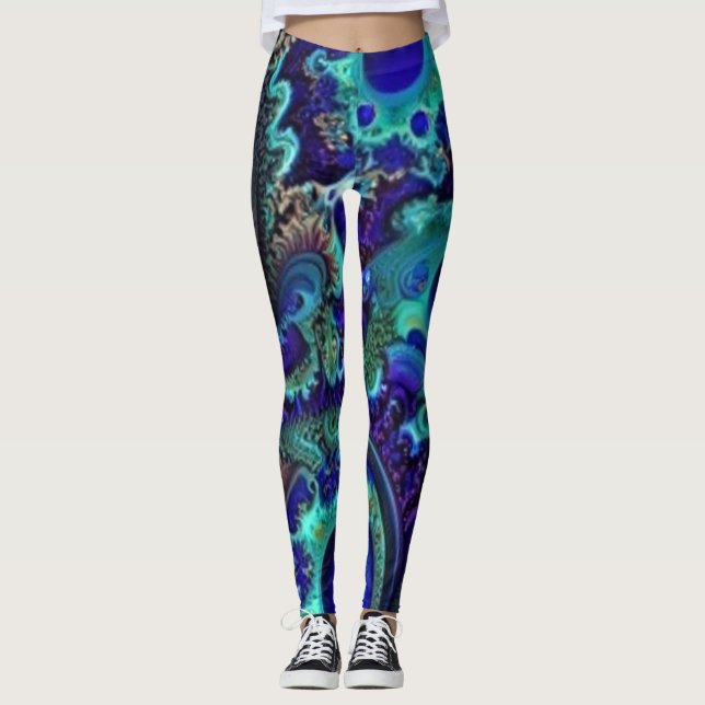 gemas y plumas2 leggings (Anverso)