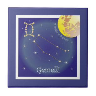 Gemelli 21 al 21 maggio giugno baldosa de foto