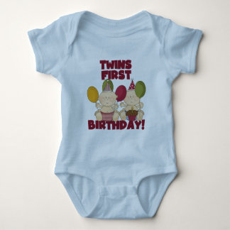 Gemelos 1er cumpleaños - Camisetas y regalos para