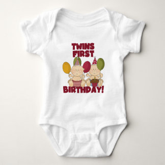 Gemelos 1er cumpleaños - Camisetas y regalos para 
