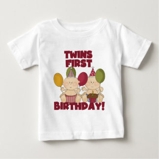 Gemelos 1er cumpleaños - Camisetas y regalos para 