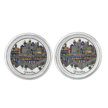 Colorida cerámica de Jerusalén